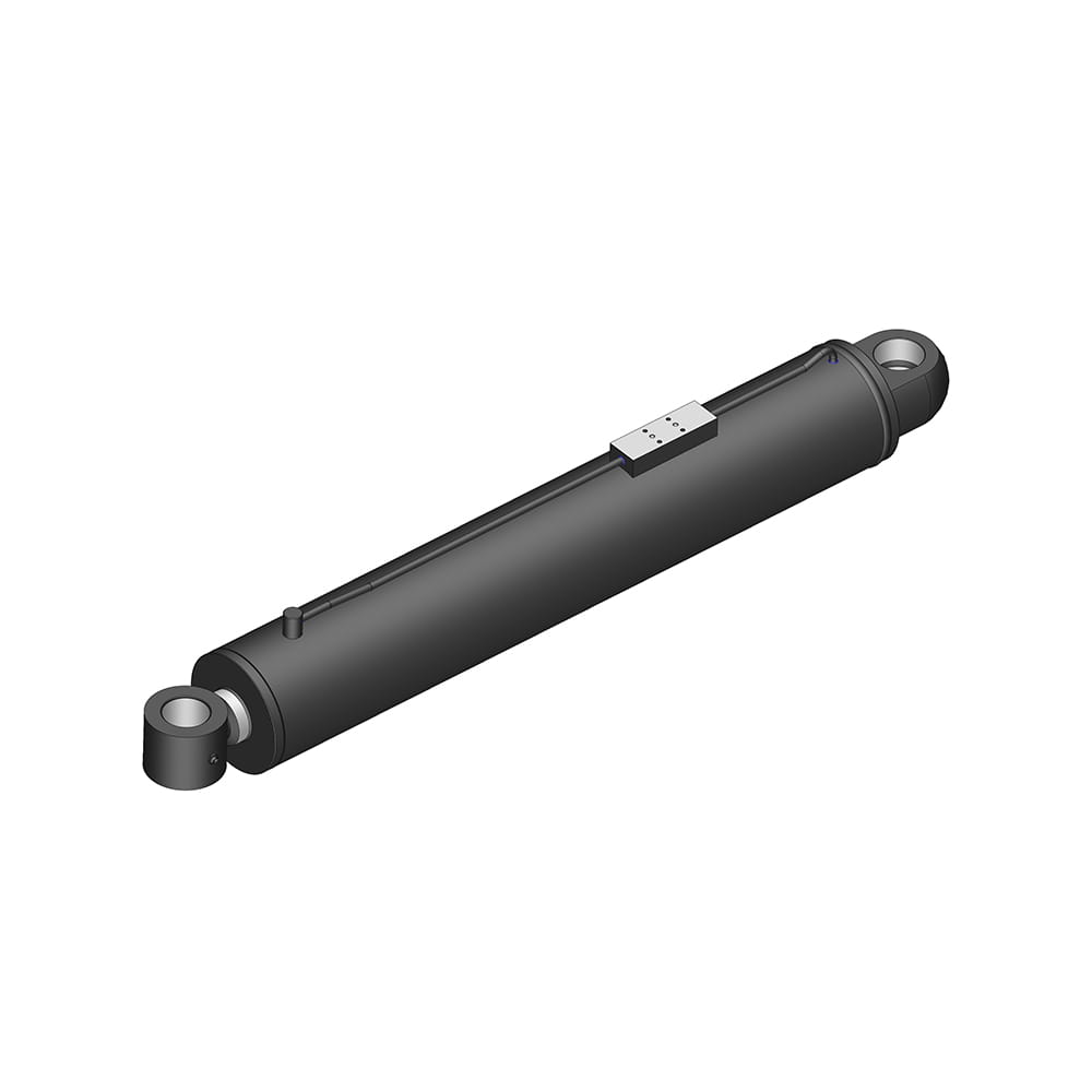 Tulay inspeksyon sasakyan hydraulic main braso luffing cylinder