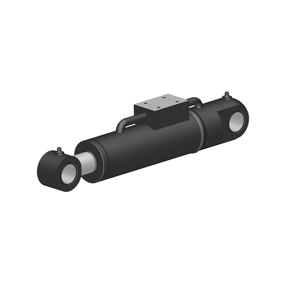 Tulay inspeksyon sasakyan hydraulic leveling cylinder