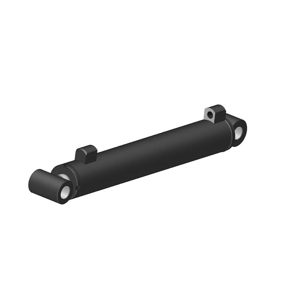 Tow truck hydraulic platform luffing cylinder