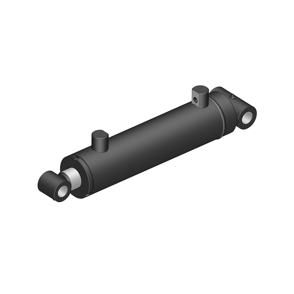 Tow truck hydraulic boom luffing cylinder